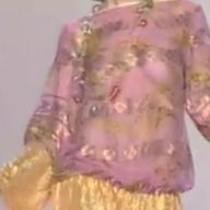 Anzhelika Varum In A Trasparent Dress