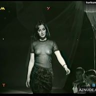 Tina Kandelaki Sexy Showing Off Her Hot Tits During A Fashion Show