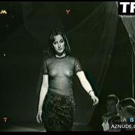 Tina Kandelaki Sexy Showing Off Her Hot Tits During A Fashion Show