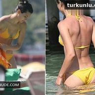 Tuba Buyukustun Sexy Bikini