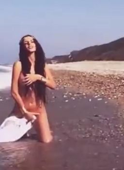 Elif Çelik Sexy Photoshoot On The Beach