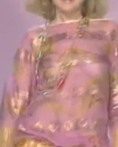 Anzhelika Varum In A Trasparent Dress