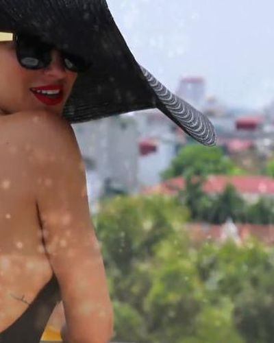 Burcu Esmersoy In A Sexy Swimsuit