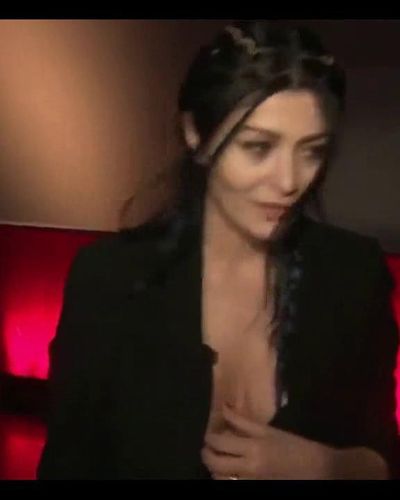 Deniz Cakir Sexy Cleavage Video