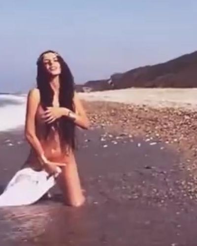 Elif Celik Sexy Photoshoot On The Beach
