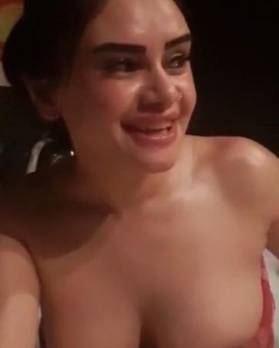 Naz Mila Showing Her Boobs While Enjoying Jacuzzi
