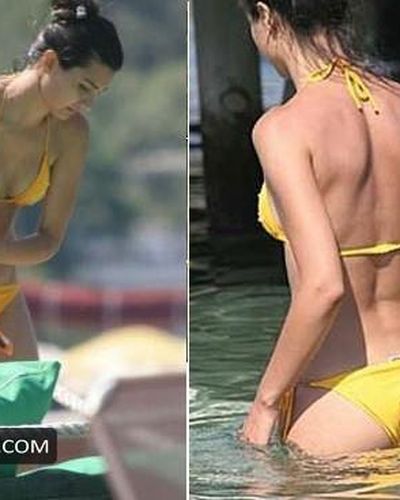 Tuba Buyukustun Sexy Bikini